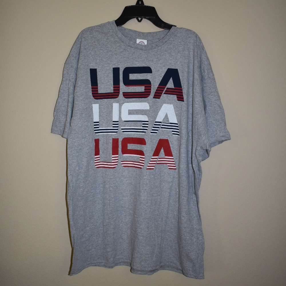 Trau & Loevner Men's Multi USA Striped Tee